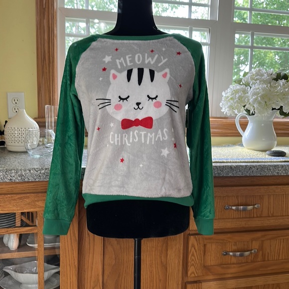 Velour Christmas Crewneck - Picture 1 of 5